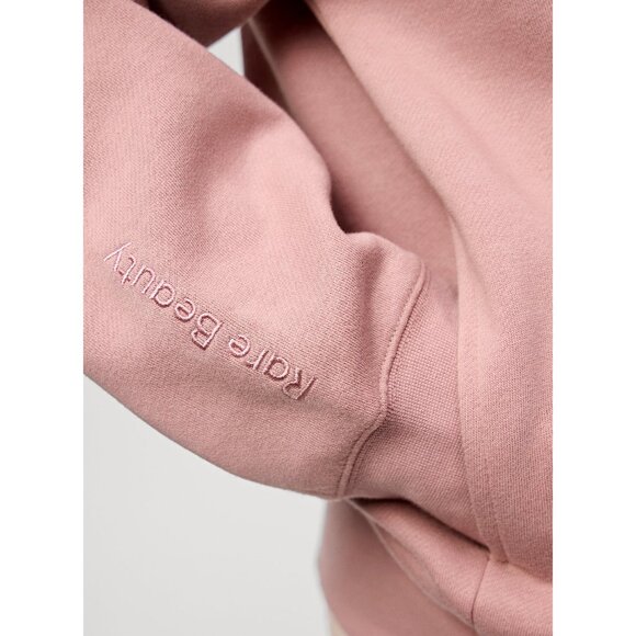 Rare Beauty Everyday Quarter Zip Sweatshirt Pullover Fleece Cozy XL Dusty Rose - Picture 3 of 16